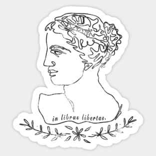 Light Academia Aesthetic Sticker